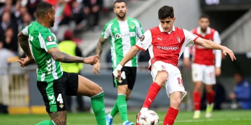 Real Betis vs Sporting Braga đều muốn vào bán kết